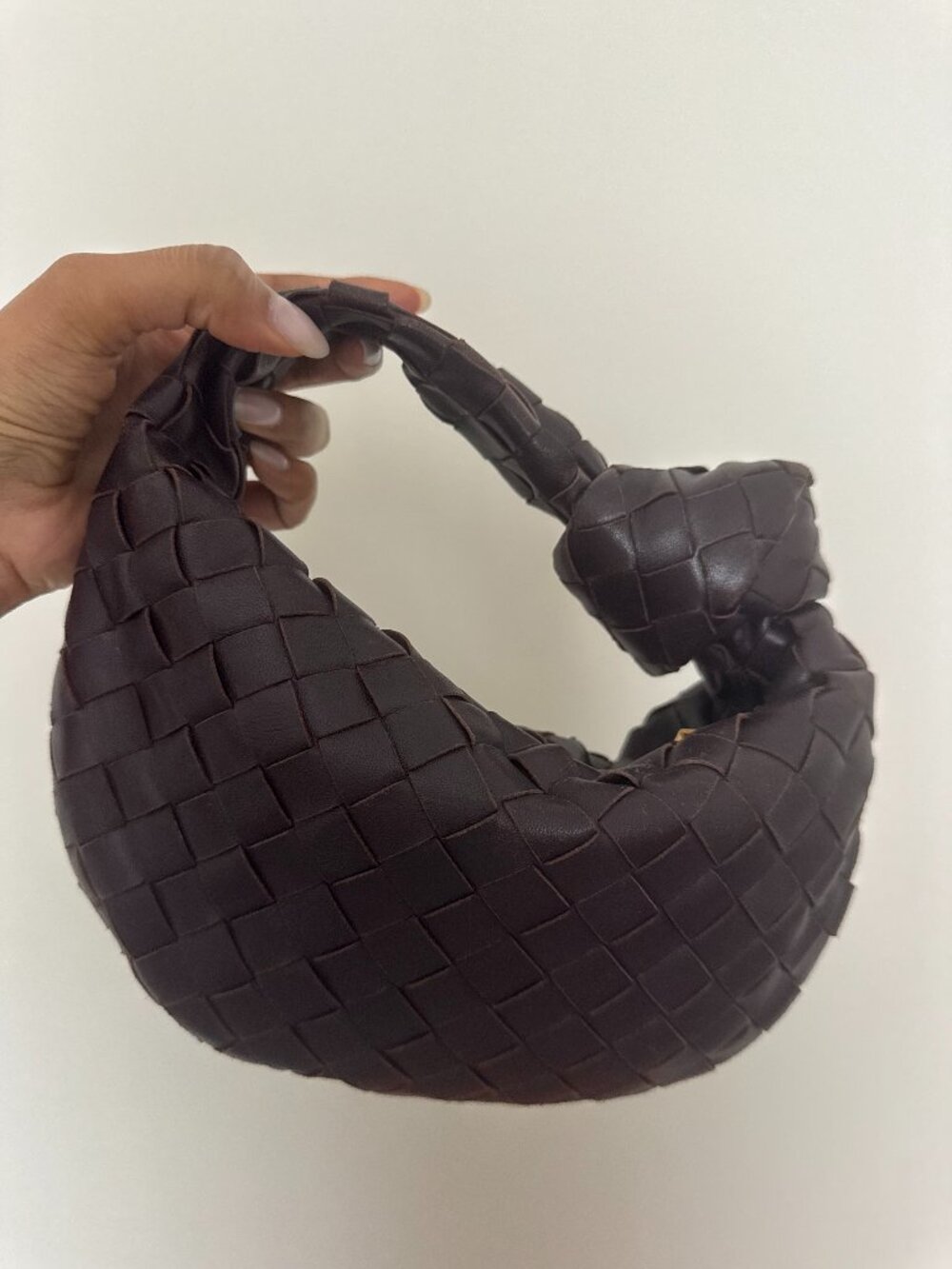 Bottega Veneta Mini Jodie Leather Hobo Bag